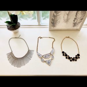 Bundle of necklaces, 3 for 12 or 5 each
